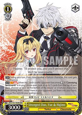 Strongest Duo, Yue & Hajime (RRR) - ARI/S103-TE04RRRR - Triple Rare