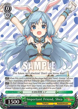 Important Friend, Shea - ARI/S103-TE12TD - Trial Deck