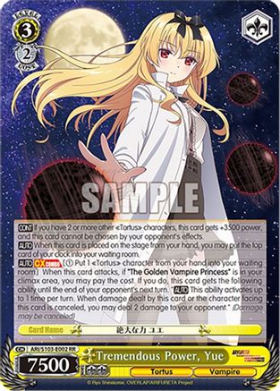 Tremendous Power, Yue - ARI/S103-E002RR - Double Rare