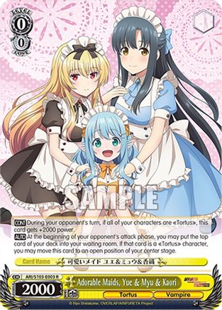 Adorable Maids, Yue & Myu & Kaori - ARI/S103-E003R - Rare