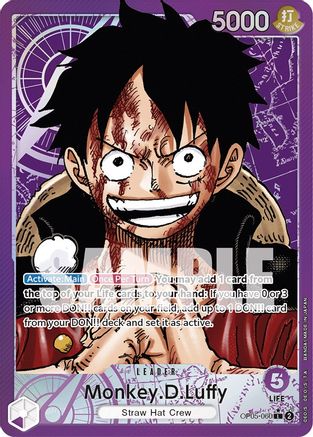 Monkey.D.Luffy (060) (Alternate Art) - OP05-060 - Leader