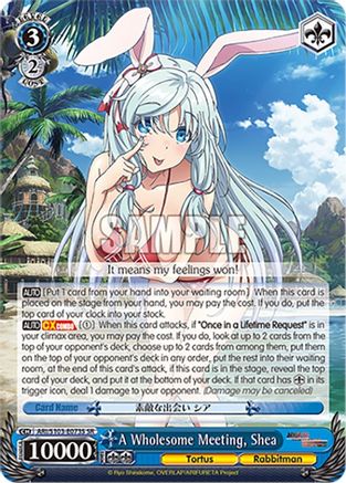 A Wholesome Meeting, Shea (SR) - ARI/S103-E073SSR - Super Rare