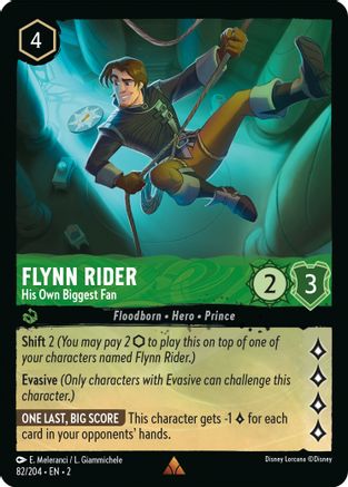 Flynn Rider (His Own Biggest Fan) - 82/204 - Rare