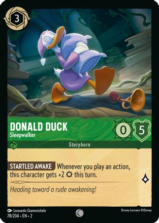 Donald Duck (Sleepwalker) - 78/204 - Common