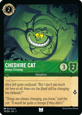 Cheshire Cat (Always Grinning) - 74/204 - Uncommon