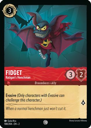 Fidget (Ratigan's Henchman) - 108/204 - Common