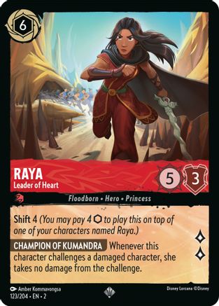 Raya (Leader of Heart) - 123/204 - Super Rare