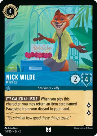 Nick Wilde (Wily Fox) - 154/204 - Uncommon