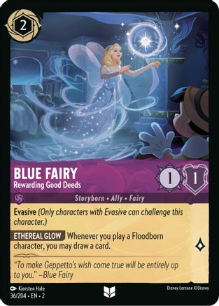 Blue Fairy (Rewarding Good Deeds) - 36/204 - Uncommon