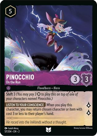 Pinocchio (On the Run) - 57/204 - Uncommon