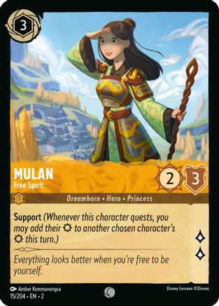 Mulan (Free Spirit) - 15/204 - Common