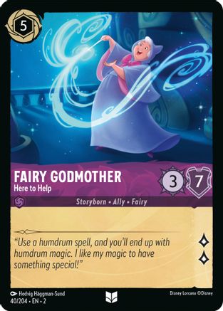 Fairy Godmother (Here to Help) - 40/204 - Uncommon