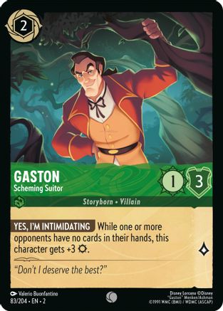 Gaston (Scheming Suitor) - 83/204 - Common