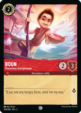 Boun (Precocious Entrepreneur) - 104/204 - Common