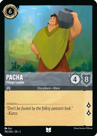 Pacha (Village Leader) - 190/204 - Uncommon