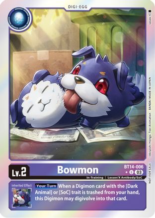 Bowmon (Blast Ace Box Promotion Pack) - BT14-006 - Uncommon