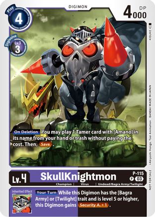 SkullKnightmon - P-115 (3rd Anniversary Survey Pack) - P-115 - Promo