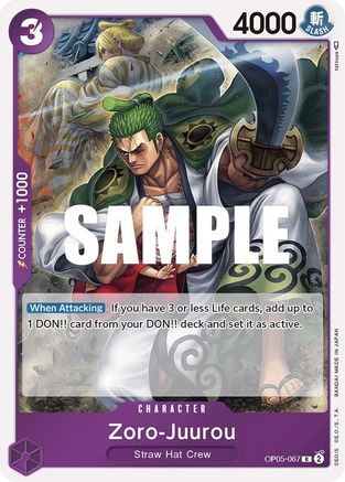 Zoro-Juurou (Foil) - OP05-067 - Rare