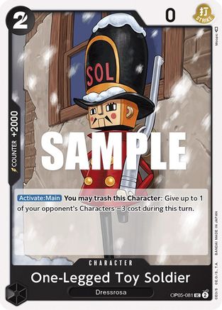 One-Legged Toy Soldier - OP05-081 - Uncommon