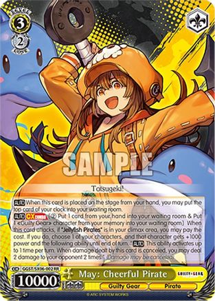 May: Cheerful Pirate - GGST/SX06-002RR - Double Rare