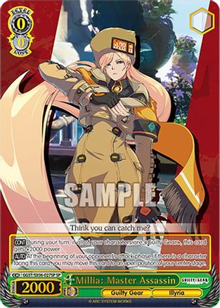 Millia: Master Assassin (SP) - GGST/SX06-027SPSP - Special Rare