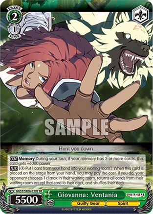 Giovanna: Ventania (SR) - GGST/SX06-030SSR - Super Rare