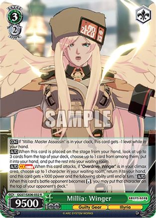 Millia: Winger - GGST/SX06-032R - Rare