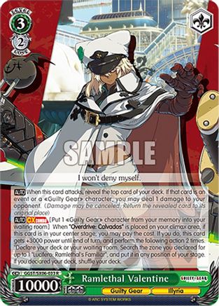 Ramlethal Valentine - GGST/SX06-033R - Rare