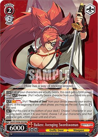 Baiken: Avenging Swordswoman - GGST/SX06-052RR - Double Rare