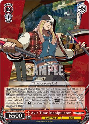 Axl: Time Manipulator - GGST/SX06-058R - Rare