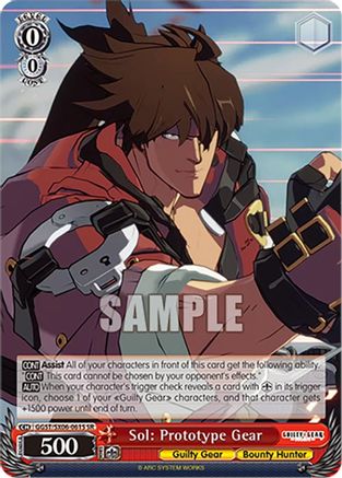 Sol: Prototype Gear (SR) - GGST/SX06-061SSR - Super Rare