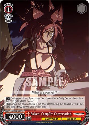 Baiken: Campfire Conversation - GGST/SX06-072C - Common