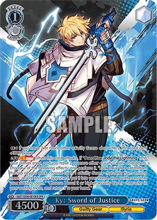 Ky: Sword of Justice (OFR) - GGST/SX06-081OFROFR - Over-Frame Rare