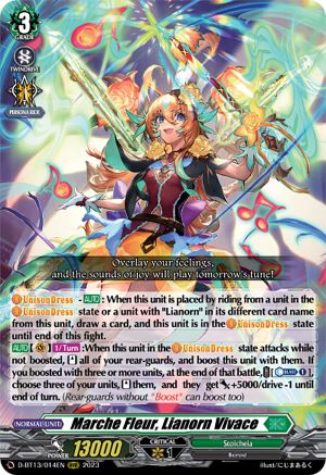 Marche Fleur, Lianorn Vivace - D-BT13/014EN - Triple Rare