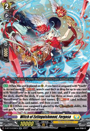 Witch of Extinguishment, Fergosa - D-BT13/030EN - Double Rare