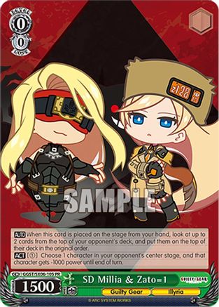 SD Millia & Zato=1 - GGST/SX06-105PR - Promo