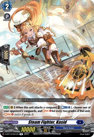 Steam Fighter, Kasid - D-BT13/041EN - Rare