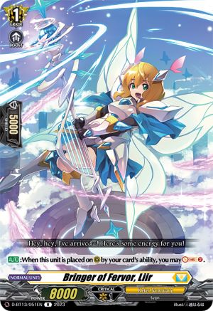 Bringer of Fervor, Liir - D-BT13/051EN - Rare