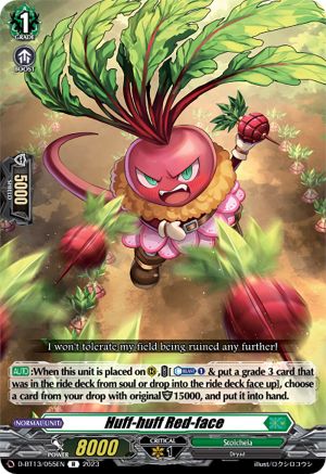 Huff-huff Red-face - D-BT13/055EN - Rare