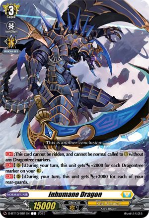 Inhumane Dragon - D-BT13/081EN - Common