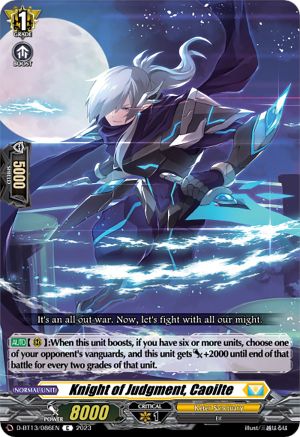 Knight of Judgment, Caoilte - D-BT13/086EN - Common