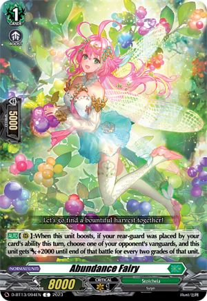 Abundance Fairy - D-BT13/094EN - Common