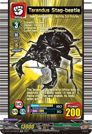 Tarandus Stag-beetle - D-BT13/EX01EN - Extra Rare