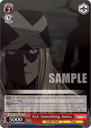 Axl: Something Amiss - GGST/SX06-T07TD - Trial Deck