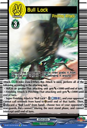 Bull Lock - D-BT13/EX12EN - Extra Rare