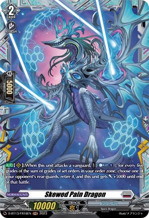 Skewed Pain Dragon (FR) - D-BT13/FR18EN - Frame Rare