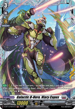 Galactic B-Hero, Viary Capus (FR) - D-BT13/FR21EN - Frame Rare