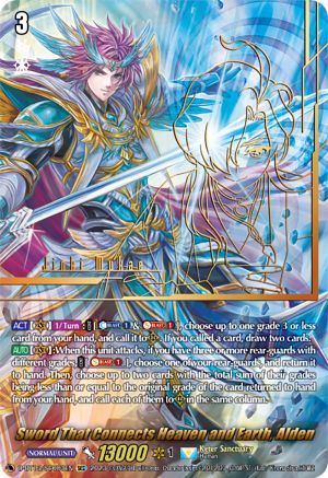 Sword That Connects Heaven and Earth, Alden (SEC) - D-BT13/SEC03EN - Secret Rare