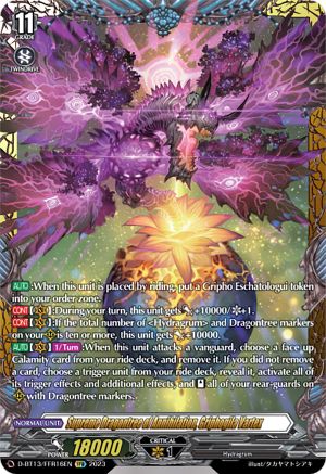 Supreme Dragontree of Annihilation, Griphogila Vartex (FFR) - D-BT13/FRR16EN - Double Frame Rare