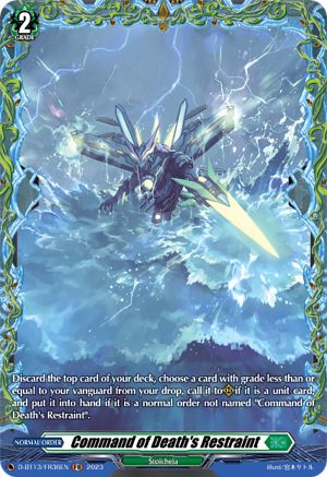 Command of Death's Restraint (FR) - D-BT13/FR36EN - Frame Rare